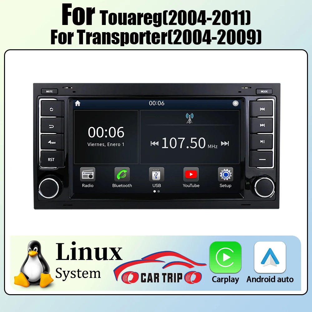 7'' Linux 2DIN Carplay Android Car Radio For Volkswagen VW Passat Touareg Multivan T5 Transporter with Multimedia Video GPS RDS
7'' Linux 2DIN Carplay Android Car Radio For Volkswagen VW Passat Touareg Multivan T5 Transporter with Multimedia Video GPS RDS