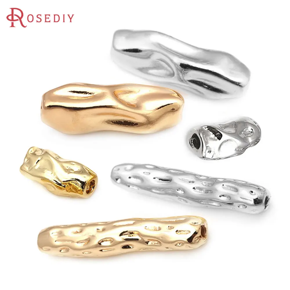 18K Gold Color Brass Irregular Tube Necklaces Bracelets Spacer Beads High Quality Jewelry Making Diy Accessories
18K Gold Color Brass Irregular Tube Necklaces Bracelets Spacer Beads High Quality Jewelry Making Diy Accessories
