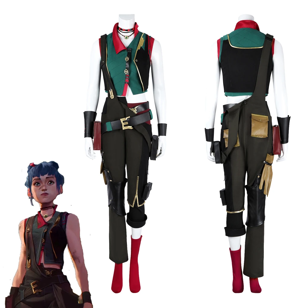 Game LOL Jinx BaoBao Cosplay Costume Fancy Outfits LOL Arcane 2 Powder Jinx Halloween Carnival Party New Skin Battle Outfits
Game LOL Jinx BaoBao Cosplay Costume Fancy Outfits LOL Arcane 2 Powder Jinx Halloween Carnival Party New Skin Battle Outfits