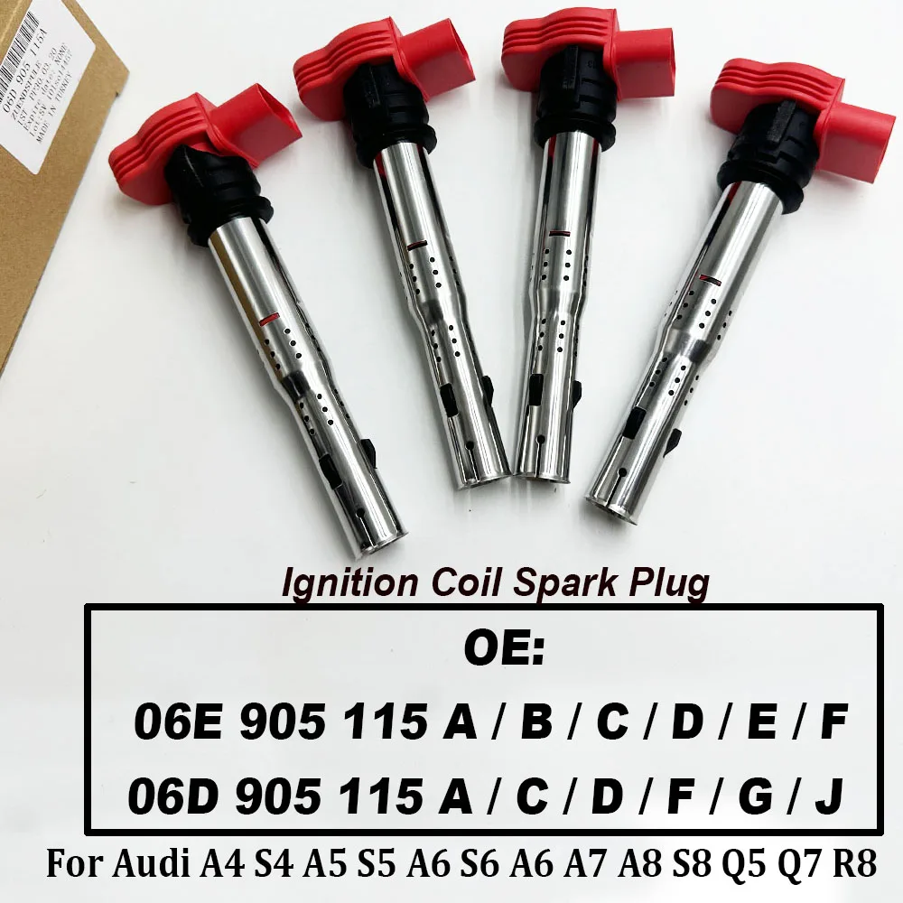 NEW 4PCS High Quality 06D905115A Ignition Coil 06E905115 06E905115B 06E905115C 06E905115D 06E905115E For Volkswagen Touareg
NEW 4PCS High Quality 06D905115A Ignition Coil 06E905115 06E905115B 06E905115C 06E905115D 06E905115E For Volkswagen Touareg