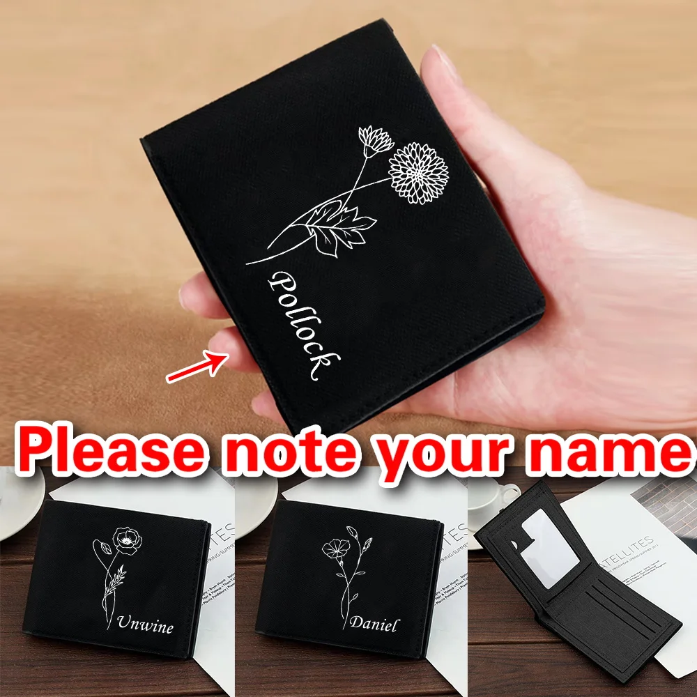 Персонализированный простой складной короткий клатч по индивидуальному заказу, кошелек с несколькими отделениями, кошелек для монет большой вместимости
Персонализированный простой складной короткий клатч по индивидуальному заказу, кошелек с несколькими отделениями, кошелек для монет большой вместимости