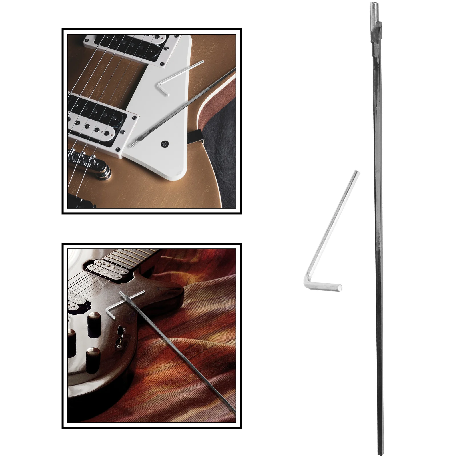 Durable Guitar Truss Rod Two Way Replacement Rod Type Metal Includes Wrench Practical Electric Guitar Part Bass Supplies
Durable Guitar Truss Rod Two Way Replacement Rod Type Metal Includes Wrench Practical Electric Guitar Part Bass Supplies