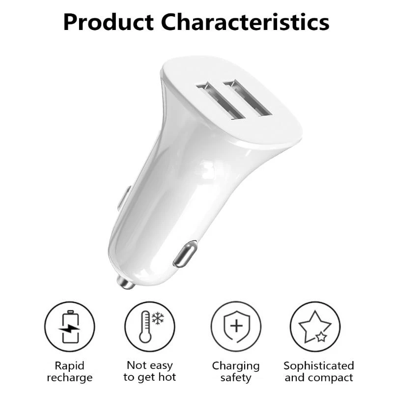 H37F USB Car Fast Charging Phone Adapters Car Adapters Socket Cigarettes
H37F USB Car Fast Charging Phone Adapters Car Adapters Socket Cigarettes