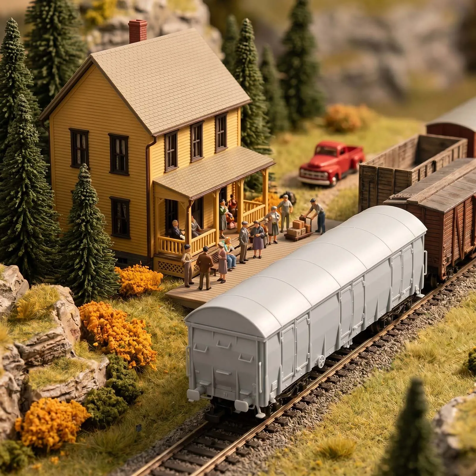 Evemodel HO Scale 1:87 Blank Unassembled High-side Gondola Car with Cover Model Railway Wagon C8742GBJJ
Evemodel HO Scale 1:87 Blank Unassembled High-side Gondola Car with Cover Model Railway Wagon C8742GBJJ