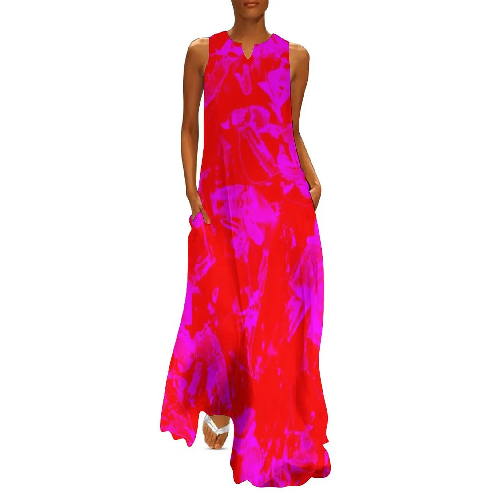 The Pink and Red Floral Motives with Pink Flowers Long Dress Summer women's clothing festival outfit women Dress
The Pink and Red Floral Motives with Pink Flowers Long Dress Summer women's clothing festival outfit women Dress
