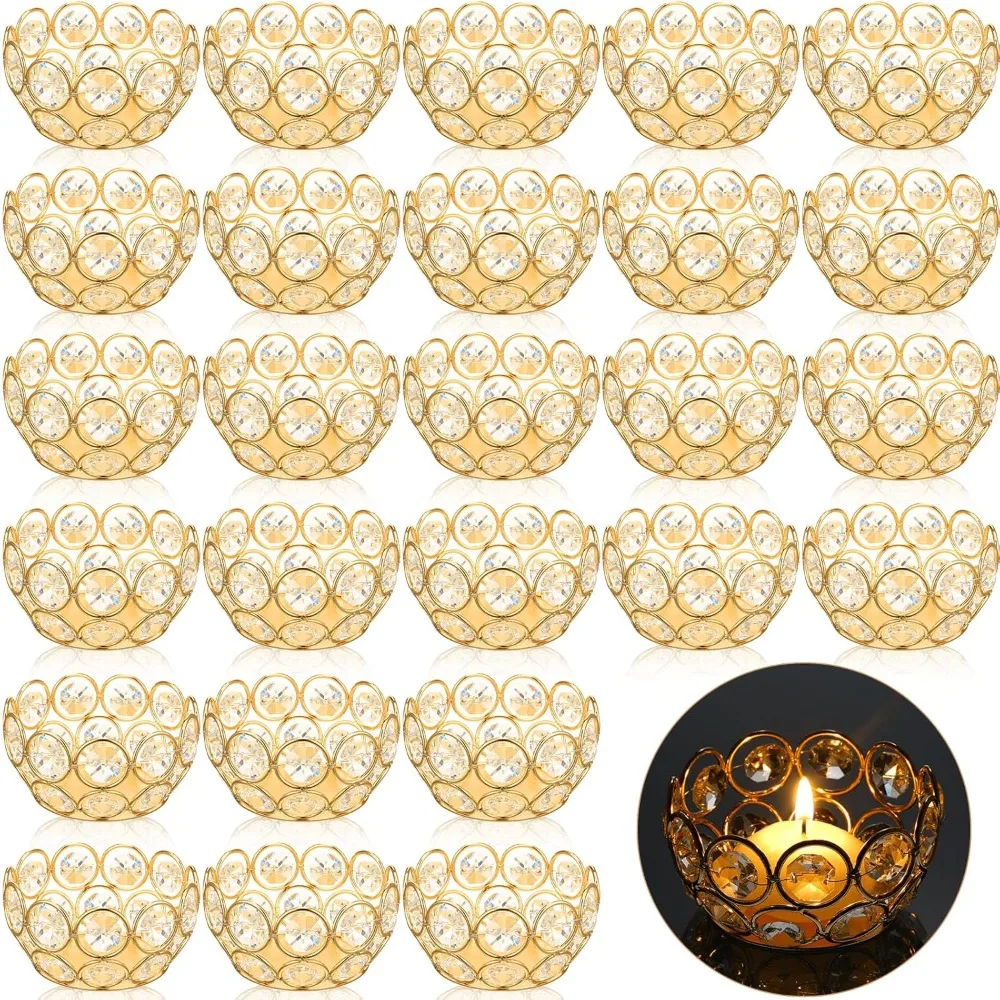 30 Pcs Tea Light Candle Holders Votive Candle Holders Crystal Tealight Holder Bowl Candles Stands Decorative Jewel
30 Pcs Tea Light Candle Holders Votive Candle Holders Crystal Tealight Holder Bowl Candles Stands Decorative Jewel