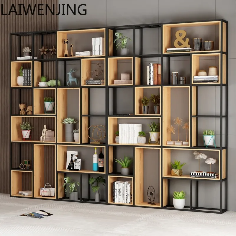HLZ Shelf Office Partition Display Shelf Floor to Floor Multi-layer Bookshelf Living Room Solid Wood Screen Storage Shelf
HLZ Shelf Office Partition Display Shelf Floor to Floor Multi-layer Bookshelf Living Room Solid Wood Screen Storage Shelf