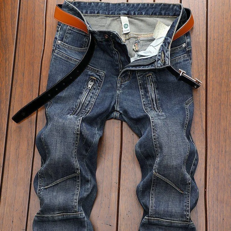 Autumn and Spring New Fashion Trend American Vintage Straight Leg Sports Denim Pants for Men Loose Comfortable High-grade Jeans
Autumn and Spring New Fashion Trend American Vintage Straight Leg Sports Denim Pants for Men Loose Comfortable High-grade Jeans
