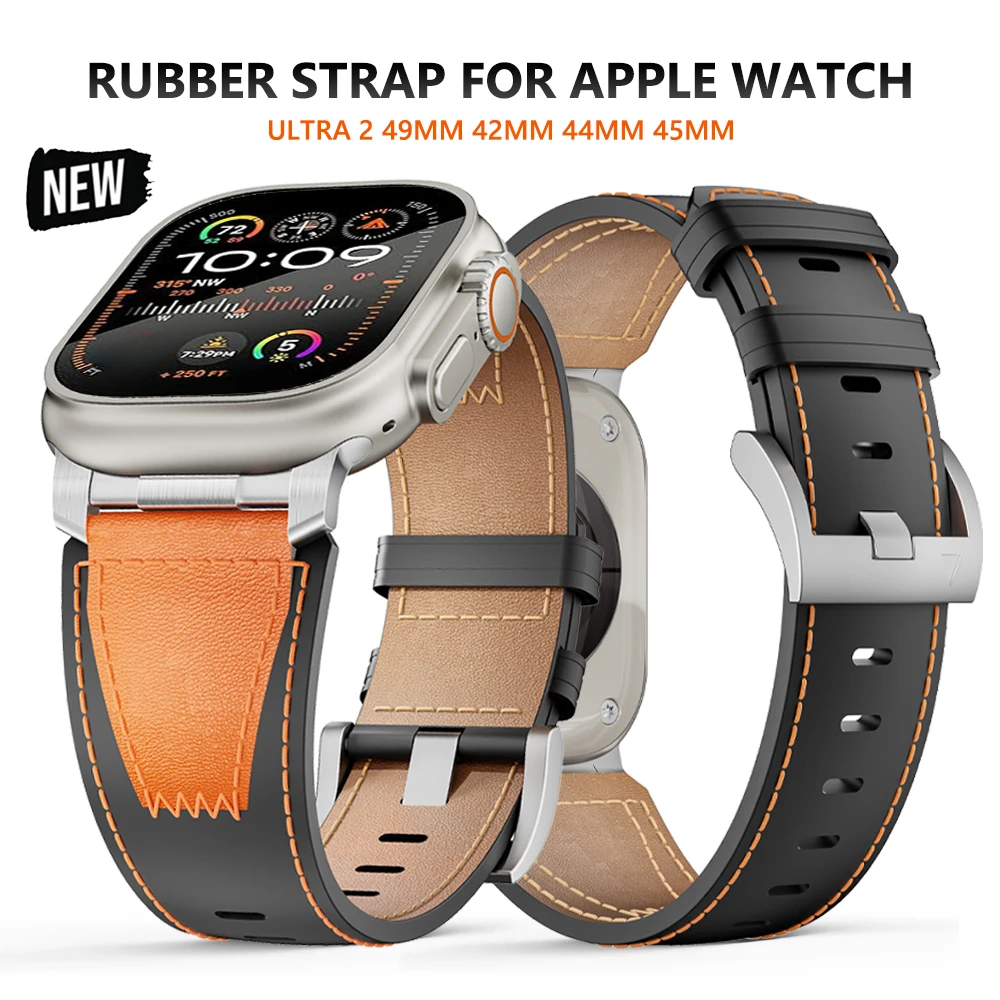 Ремешок из натуральной кожи для Apple Watch Ultra 49 мм, браслет для iWatch Series 9 8 7 6 5 4 3 Se Ultra2, 45 мм 44 42 мм
Ремешок из натуральной кожи для Apple Watch Ultra 49 мм, браслет для iWatch Series 9 8 7 6 5 4 3 Se Ultra2, 45 мм 44 42 мм