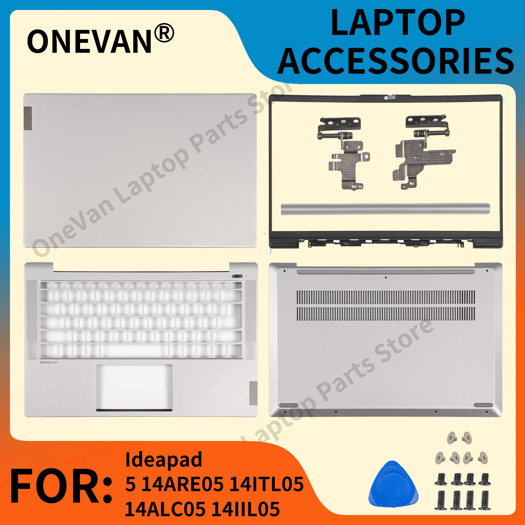 NEW Laptop Covers For Lenovo Ideapad 5 14ARE05 14ITL05 14ALC05 14IIL05 LCD Back Cover Bezel Hinge Cover Laptop Parts Replace
NEW Laptop Covers For Lenovo Ideapad 5 14ARE05 14ITL05 14ALC05 14IIL05 LCD Back Cover Bezel Hinge Cover Laptop Parts Replace