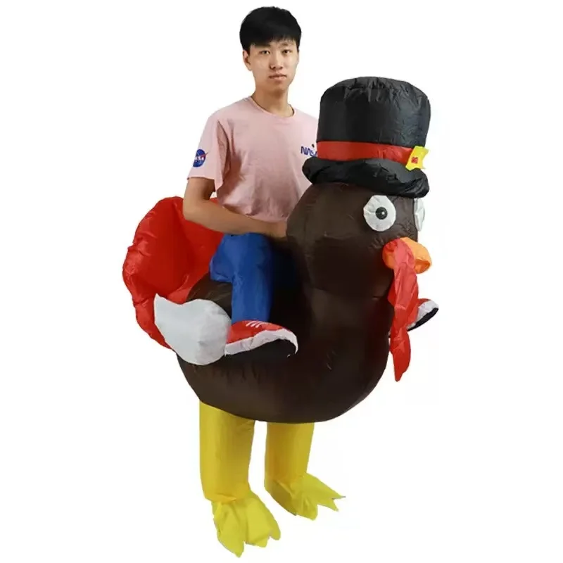 Thanksgiving Day Queue-Up Costume Props Cosplay Turkey Inflatable Suit for Performances And Festive Occasions
Thanksgiving Day Queue-Up Costume Props Cosplay Turkey Inflatable Suit for Performances And Festive Occasions