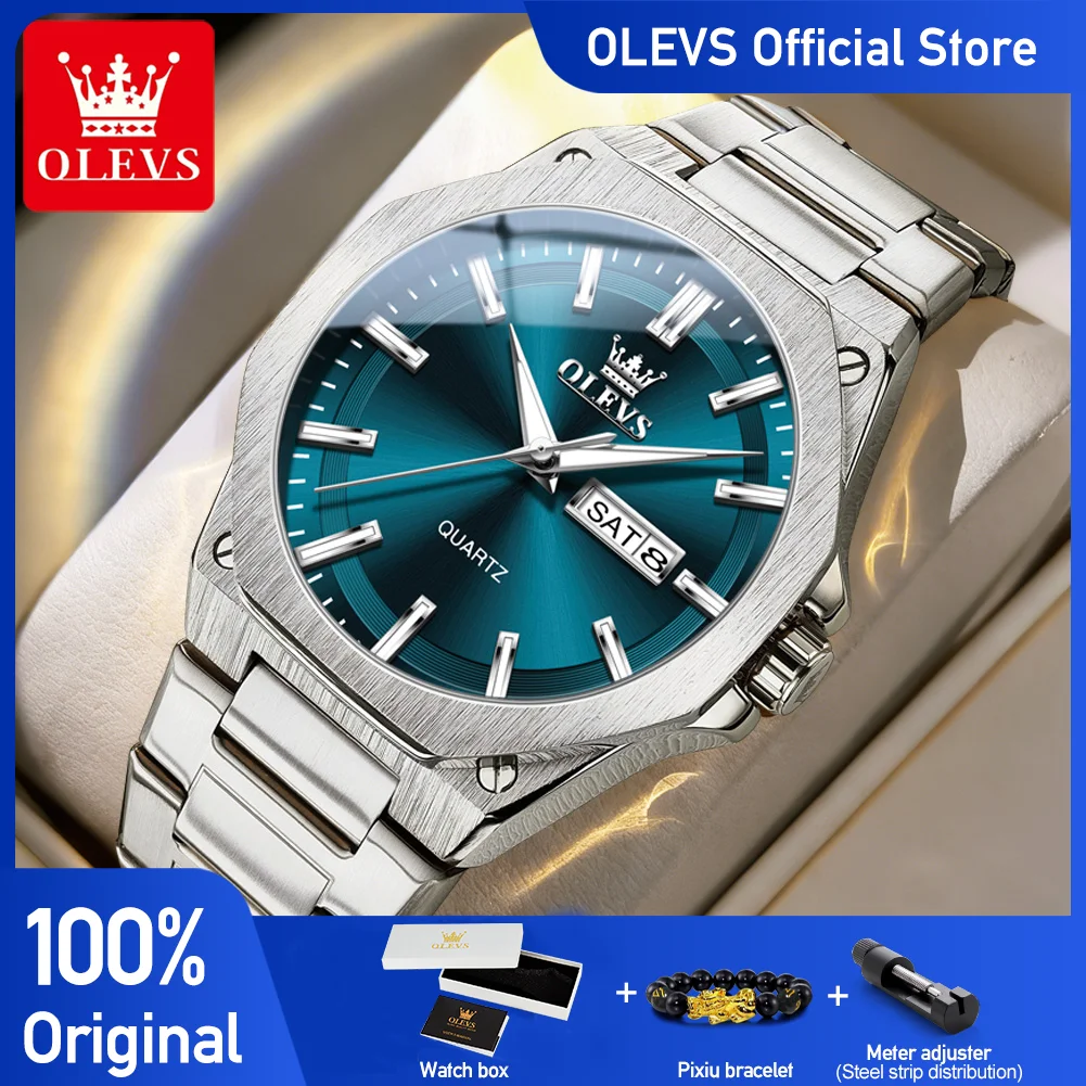 OLEVS 3733 Men Quartz Watch Night Light Function 30m Waterproof Week Date Sports Watches Original Luxury Business Brand Watch
OLEVS 3733 Men Quartz Watch Night Light Function 30m Waterproof Week Date Sports Watches Original Luxury Business Brand Watch