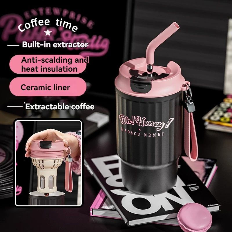 Travel Coffee Mug Ceramic Inner Insulated Mug Leak-proof Tea Cup Coffee Mug Car Vacuum Kettle Portable Insulated Bottle
Travel Coffee Mug Ceramic Inner Insulated Mug Leak-proof Tea Cup Coffee Mug Car Vacuum Kettle Portable Insulated Bottle