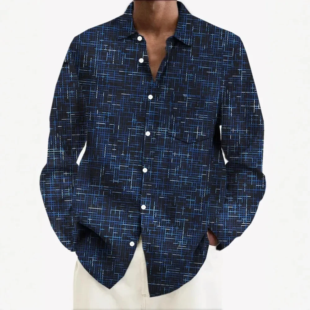 Hawaiian Button Up Shirts Printed Stripes Lines Full Sleeve Colors Streetwear Breathable Casual Men Dress Shirt Clothing
Hawaiian Button Up Shirts Printed Stripes Lines Full Sleeve Colors Streetwear Breathable Casual Men Dress Shirt Clothing