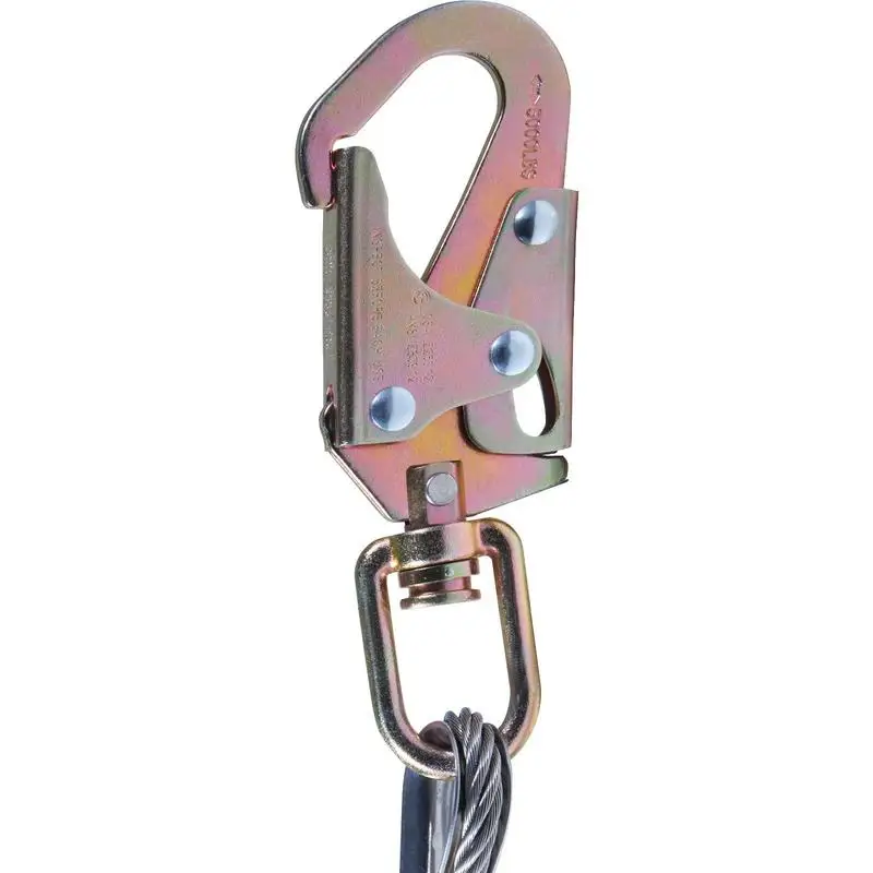 Steel Core flipline, 1/2" x 8' Arborist Flipline, Flip Line for Tree Climbing with Alloy Steel Snap Hook, Aluminum Alloy Carabiner and Extra Tool Lanyard, for Arborist, Tree Climbers
Steel Core flipline, 1/2" x 8' Arborist Flipline, Flip Line for Tree Climbing with Alloy Steel Snap Hook, Aluminum Alloy Carabiner and Extra Tool Lanyard, for Arborist, Tree Climbers
