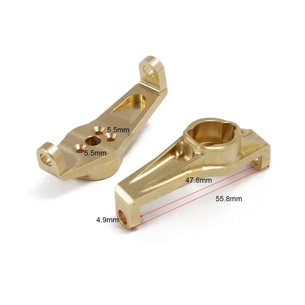 1Pair Heavy Duty Brass Front Hub Carrier for Trxs TRX4 1/10 RC Crawler Counterweights
1Pair Heavy Duty Brass Front Hub Carrier for Trxs TRX4 1/10 RC Crawler Counterweights