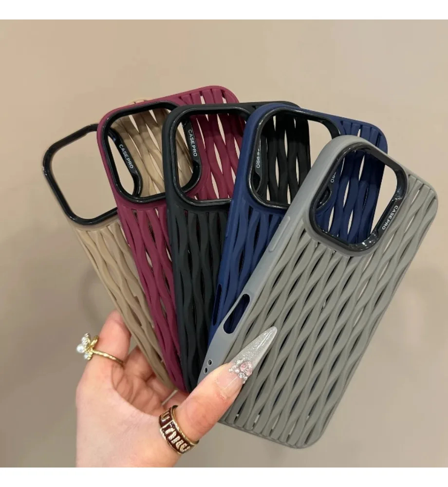Hollow premium black grille case for 17 mobile phone case for for iPhone16promax heat dissipation 14 soft 15 sets for men
Hollow premium black grille case for 17 mobile phone case for for iPhone16promax heat dissipation 14 soft 15 sets for men