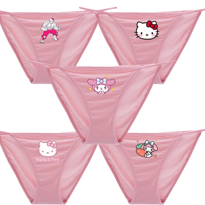 Сексуальное нижнее белье Hello Kitty, изысканное розовое кавайное женское белье Kuromi Melody, трусы, безопасное здоровье, бикини, подарок на день рождения
Сексуальное нижнее белье Hello Kitty, изысканное розовое кавайное женское белье Kuromi Melody, трусы, безопасное здоровье, бикини, подарок на день рождения