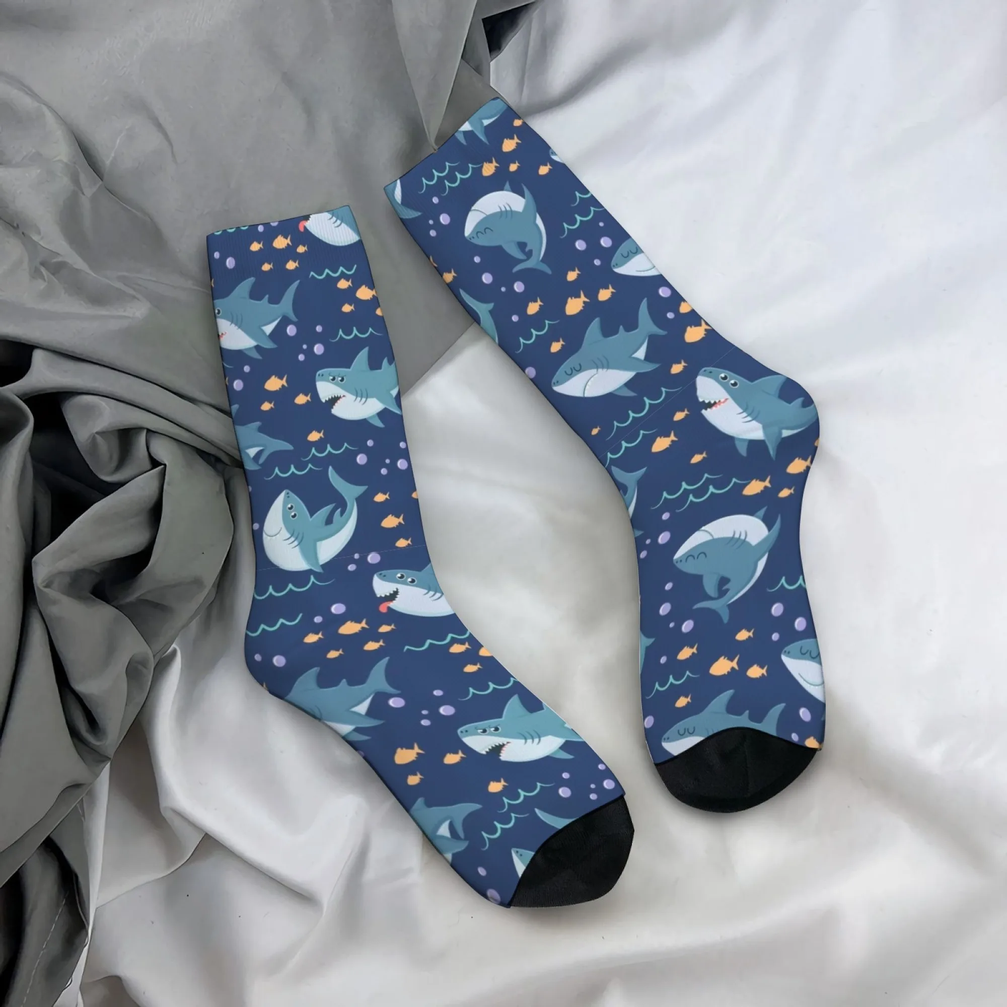 Cute Cartoon Shark Socks Slim-fit Lightweight Durable Men's Socks Cycling Hiking Camping Street Style Happy Party Novelty Socks
Cute Cartoon Shark Socks Slim-fit Lightweight Durable Men's Socks Cycling Hiking Camping Street Style Happy Party Novelty Socks