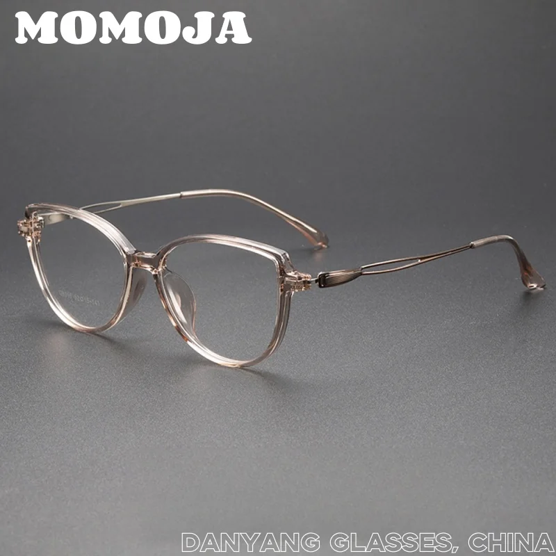 MOMOJA Retro Cat Eye Optical Glasses Pink Thick Frame Women Vintage Acetate Spectacles Female Fashion Butterfly Eyewear F6016
MOMOJA Retro Cat Eye Optical Glasses Pink Thick Frame Women Vintage Acetate Spectacles Female Fashion Butterfly Eyewear F6016