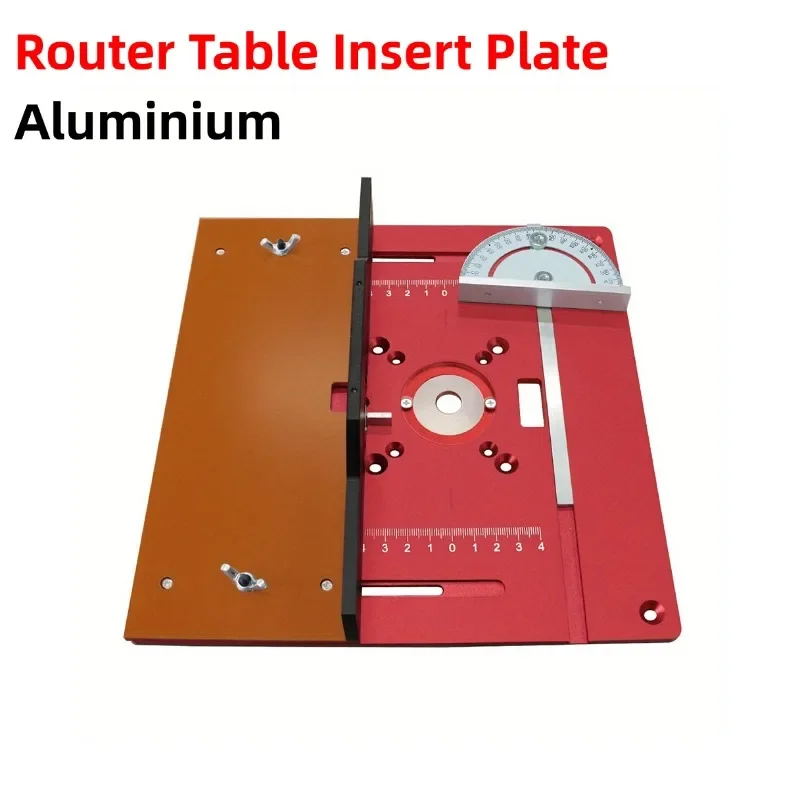 Aluminium Router Table Insert Plate Multifunction Wood Milling Flip Board Table Saw Workbench Woodworking Parts For RT0700c
Aluminium Router Table Insert Plate Multifunction Wood Milling Flip Board Table Saw Workbench Woodworking Parts For RT0700c