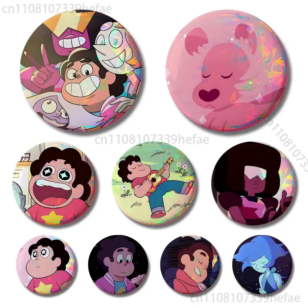 S-Steven Universe Badges 25 32 44 58 75 mm Round Cosplay Pin Bag Decor Fans Collect Friends Gifts Brooch Souvenir
S-Steven Universe Badges 25 32 44 58 75 mm Round Cosplay Pin Bag Decor Fans Collect Friends Gifts Brooch Souvenir