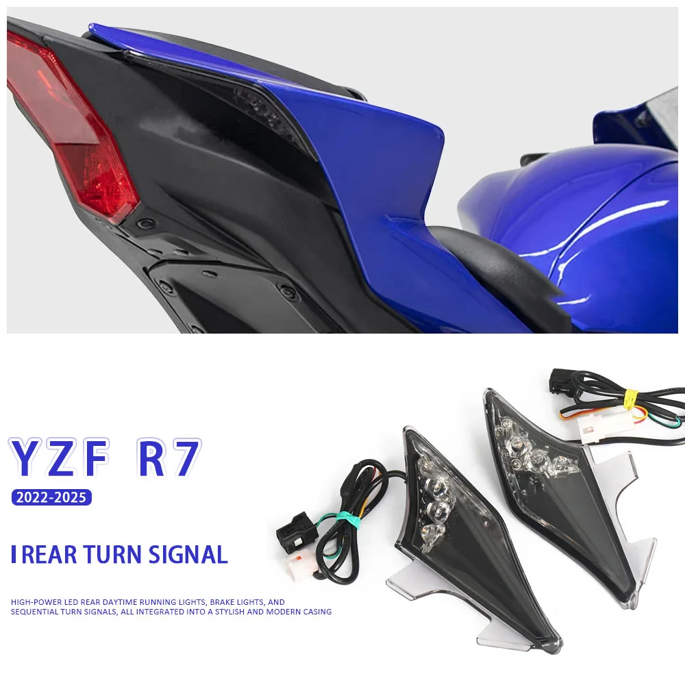 Motorcycle YZF-R7 2022 2023 2024 2025 In-Tail LED Integrated Tail Light For YAMAHA YZF R7 YZFR7 LED Turn Signal Light
Motorcycle YZF-R7 2022 2023 2024 2025 In-Tail LED Integrated Tail Light For YAMAHA YZF R7 YZFR7 LED Turn Signal Light