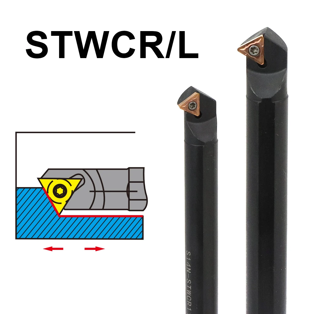 MZG Internal Turning Tool S08K S10K S12M S14N S16Q S20R S25S STWCR09 STWCR11 STWCR16 Lathe Turning TCMT Insert STWCR STWCL
MZG Internal Turning Tool S08K S10K S12M S14N S16Q S20R S25S STWCR09 STWCR11 STWCR16 Lathe Turning TCMT Insert STWCR STWCL