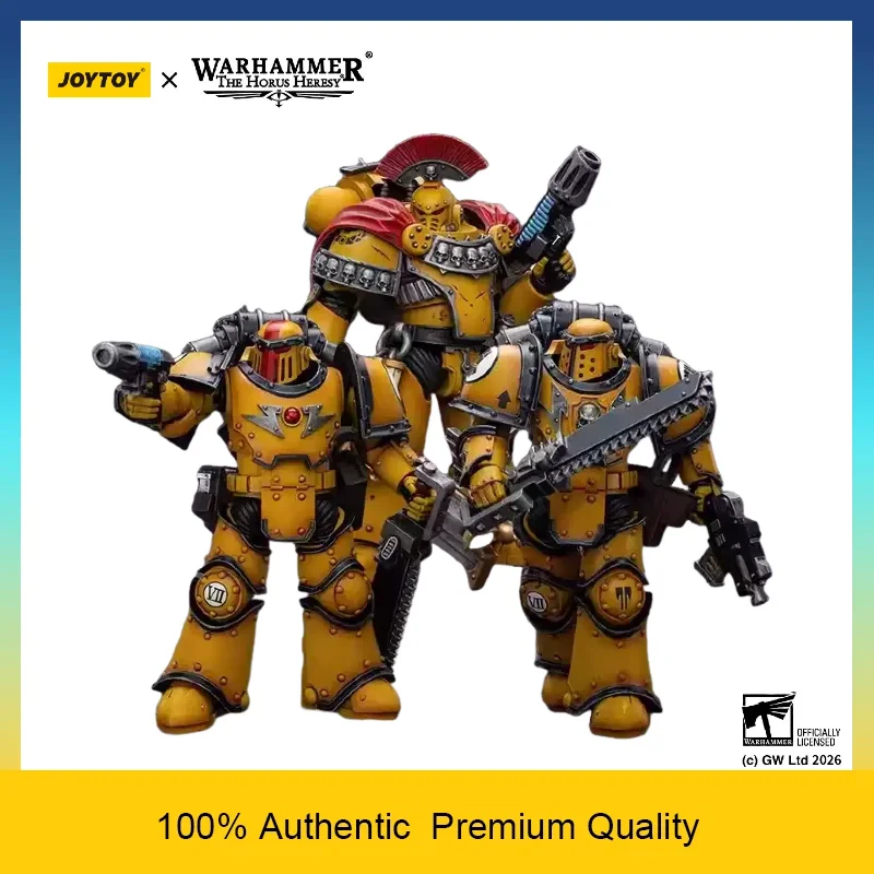 JOYTOY Warhammer The Horus Heresy 1/18 Imperial Fists Legion MkIII Despoiler Squad 3 Figures Set Action Figure Collectible Model
JOYTOY Warhammer The Horus Heresy 1/18 Imperial Fists Legion MkIII Despoiler Squad 3 Figures Set Action Figure Collectible Model