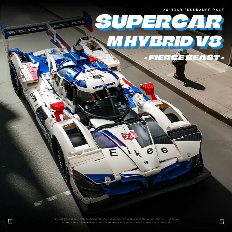 Конструктор 3507 деталей: Классический спортивный автомобиль M Hybrid V8 Le Mans Racing, масштаб 1:8. Настольное украшение, коллекционная модель, игрушка для мальчиков и взрослых, подарок.
Конструктор 3507 деталей: Классический спортивный автомобиль M Hybrid V8 Le Mans Racing, масштаб 1:8. Настольное украшение, коллекционная модель, игрушка для мальчиков и взрослых, подарок.