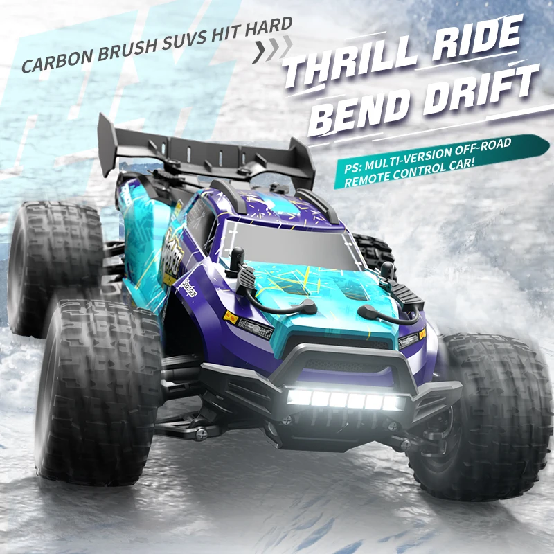 4WD RC Car 1:16 50-80KM/H with LED Lights, High Speed Drift Monster Truck, Christmas & Thanksgiving Toy, Compatible with WLtoys
4WD RC Car 1:16 50-80KM/H with LED Lights, High Speed Drift Monster Truck, Christmas & Thanksgiving Toy, Compatible with WLtoys
