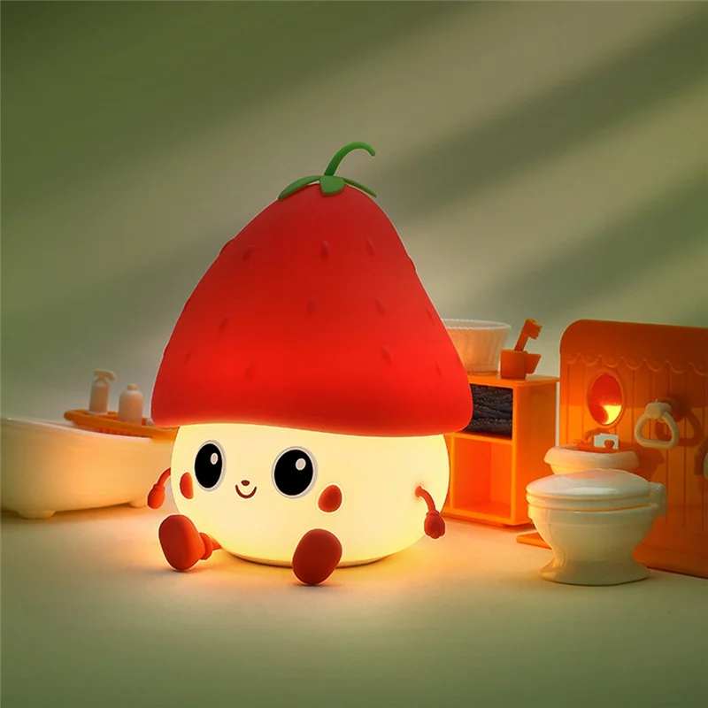 【Popular】Cute Strawberries Night Light,Cute Night Light Night Light,Rechargeable Night Light For Bedroom, Lamp Room Decor
【Popular】Cute Strawberries Night Light,Cute Night Light Night Light,Rechargeable Night Light For Bedroom, Lamp Room Decor