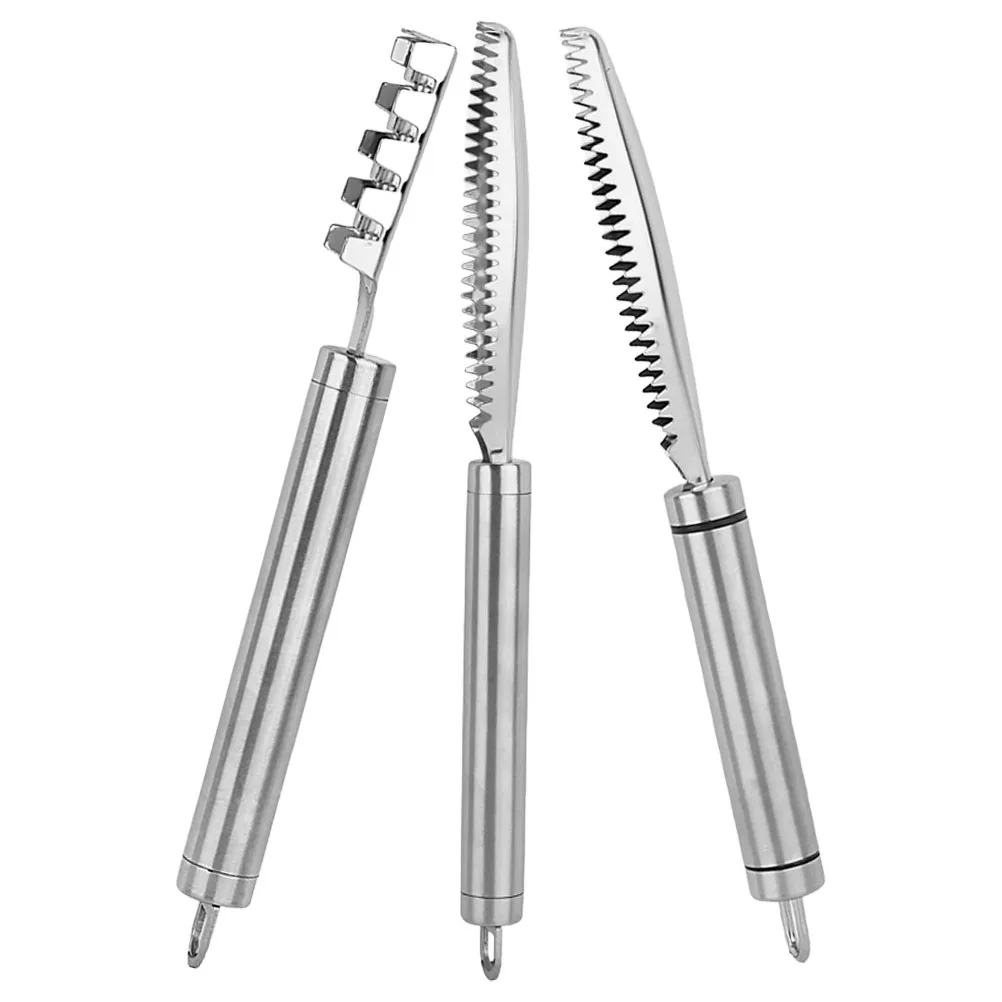 3pcs Fish Scale Remover Stainless Steel Kitchen Tools Home Restaurant Use Easy Clean Multi-Use Fish Scaler Cleaning Tool
3pcs Fish Scale Remover Stainless Steel Kitchen Tools Home Restaurant Use Easy Clean Multi-Use Fish Scaler Cleaning Tool