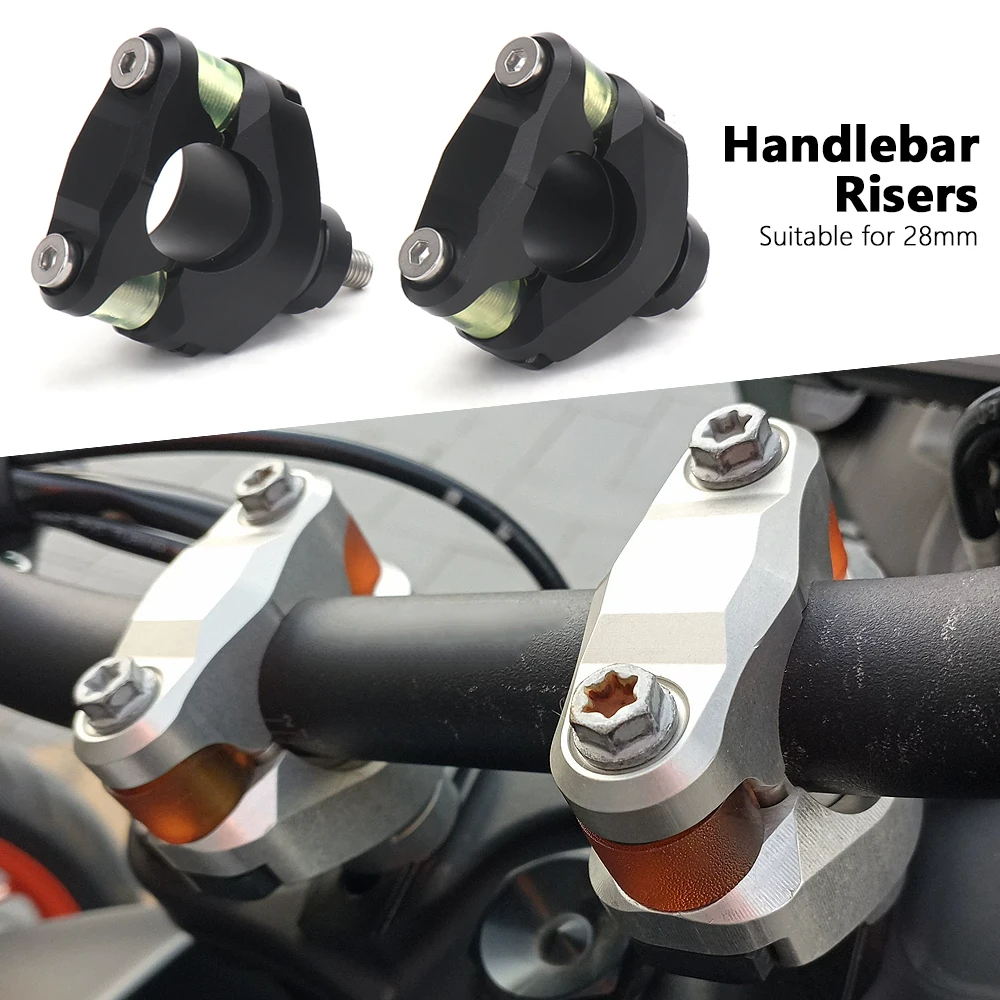 New Motorcycle Handlebar Riser 28MM Handle Bar Clamp Extend Adapter For 1290 Super Adv 690 Duke 790 Adventure 1190 ADVENTURE
New Motorcycle Handlebar Riser 28MM Handle Bar Clamp Extend Adapter For 1290 Super Adv 690 Duke 790 Adventure 1190 ADVENTURE