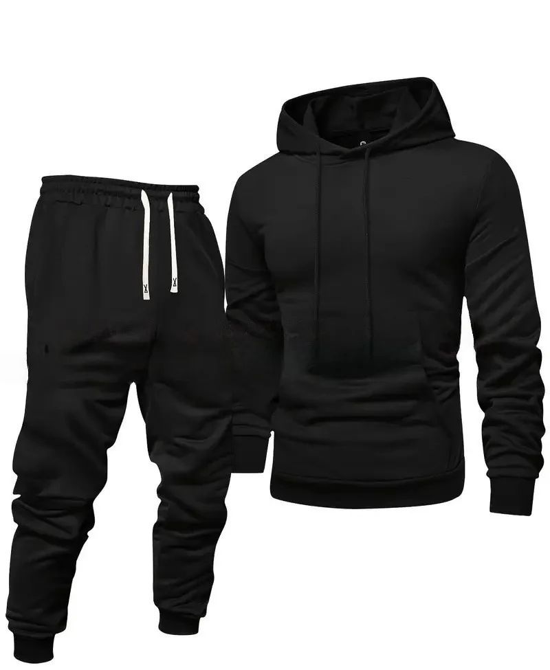 Solid Color Hoodie Sweatshirt and Sweatpants Set Casual Sports Tracksuit
Solid Color Hoodie Sweatshirt and Sweatpants Set Casual Sports Tracksuit