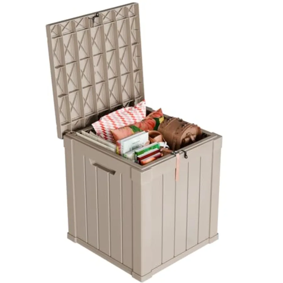 Outdoor Deck Box Waterproof Resin Storage Box with Lockable Indoor Outdoor Storage Bin for Patio Cushions Patio Furniture Garde
Outdoor Deck Box Waterproof Resin Storage Box with Lockable Indoor Outdoor Storage Bin for Patio Cushions Patio Furniture Garde