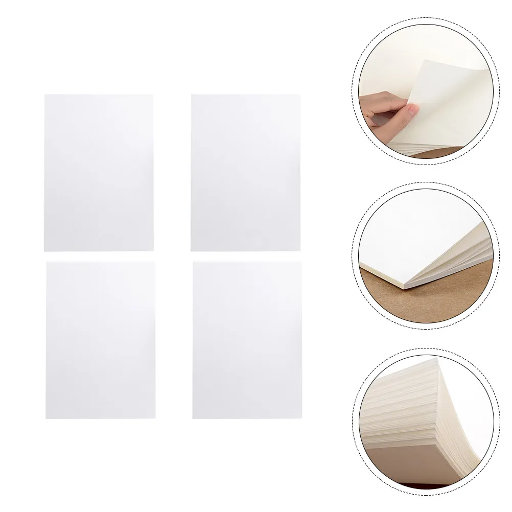 4Pcs Thick Scratch Paper Pad Eye Protection Draft Book Blank Writing Notebook Calculation Sketch Paper for Students
4Pcs Thick Scratch Paper Pad Eye Protection Draft Book Blank Writing Notebook Calculation Sketch Paper for Students