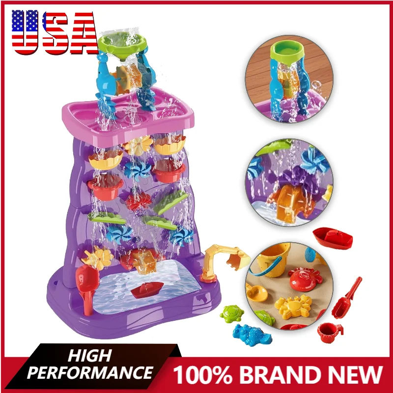 Kids Beach Toys Water Table DIY Parent-child Interactive Toy Summer Splash Sand Table Children's Outdoor Garden Bunker Play Set
Kids Beach Toys Water Table DIY Parent-child Interactive Toy Summer Splash Sand Table Children's Outdoor Garden Bunker Play Set