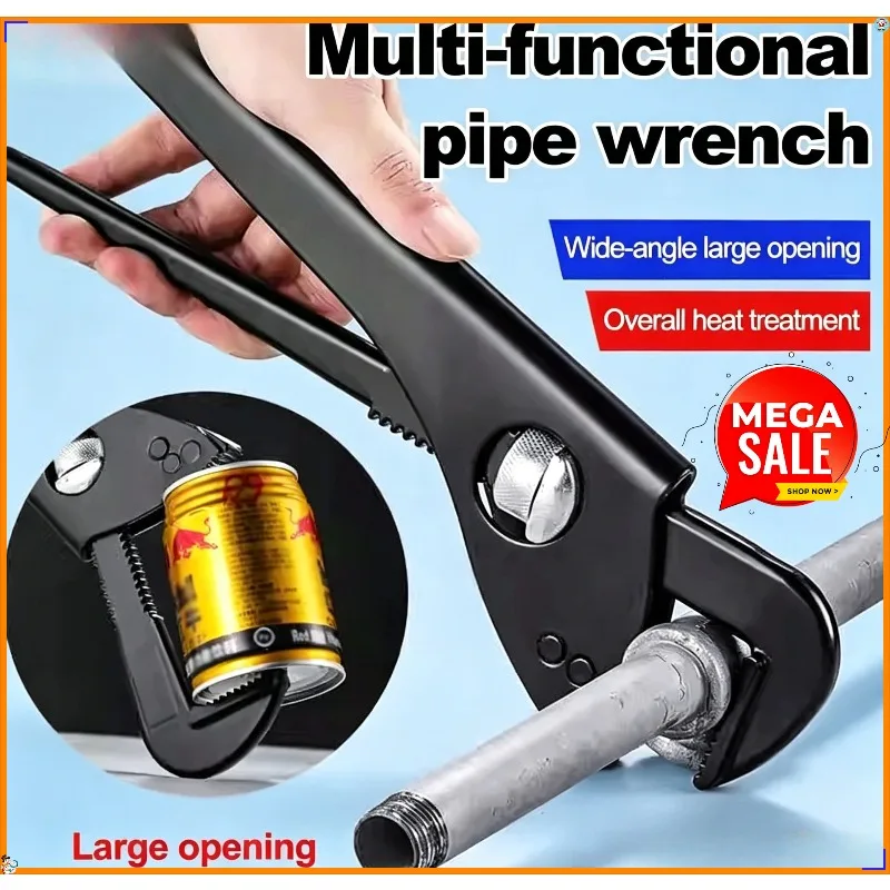 2026 Best-seller 10.5 Inch Adjustable Pipe Wrench High Hardness Carbon Steel Strong Torque Wide Grip Hand Tool
2026 Best-seller 10.5 Inch Adjustable Pipe Wrench High Hardness Carbon Steel Strong Torque Wide Grip Hand Tool