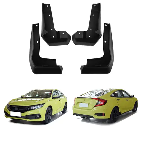 Suitable for 19 Civic Sports Edition Car Tires with Side Skirts, Fender Tiles