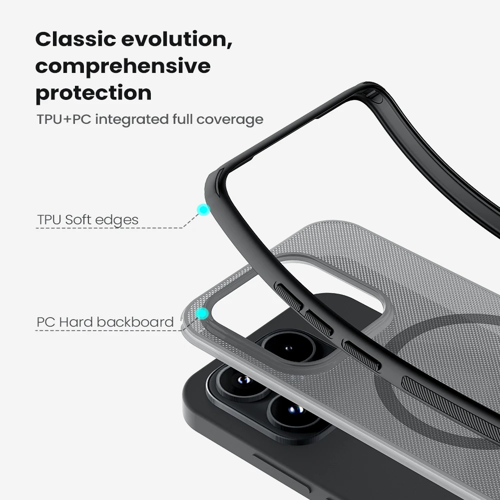 Nillkin for Xiaomi Mi 17 5G Case Super Frosted Shield Pro Magnetic Ultra-Thin Hard PC Slim Soft Edge Back Cover Protection
Nillkin for Xiaomi Mi 17 5G Case Super Frosted Shield Pro Magnetic Ultra-Thin Hard PC Slim Soft Edge Back Cover Protection