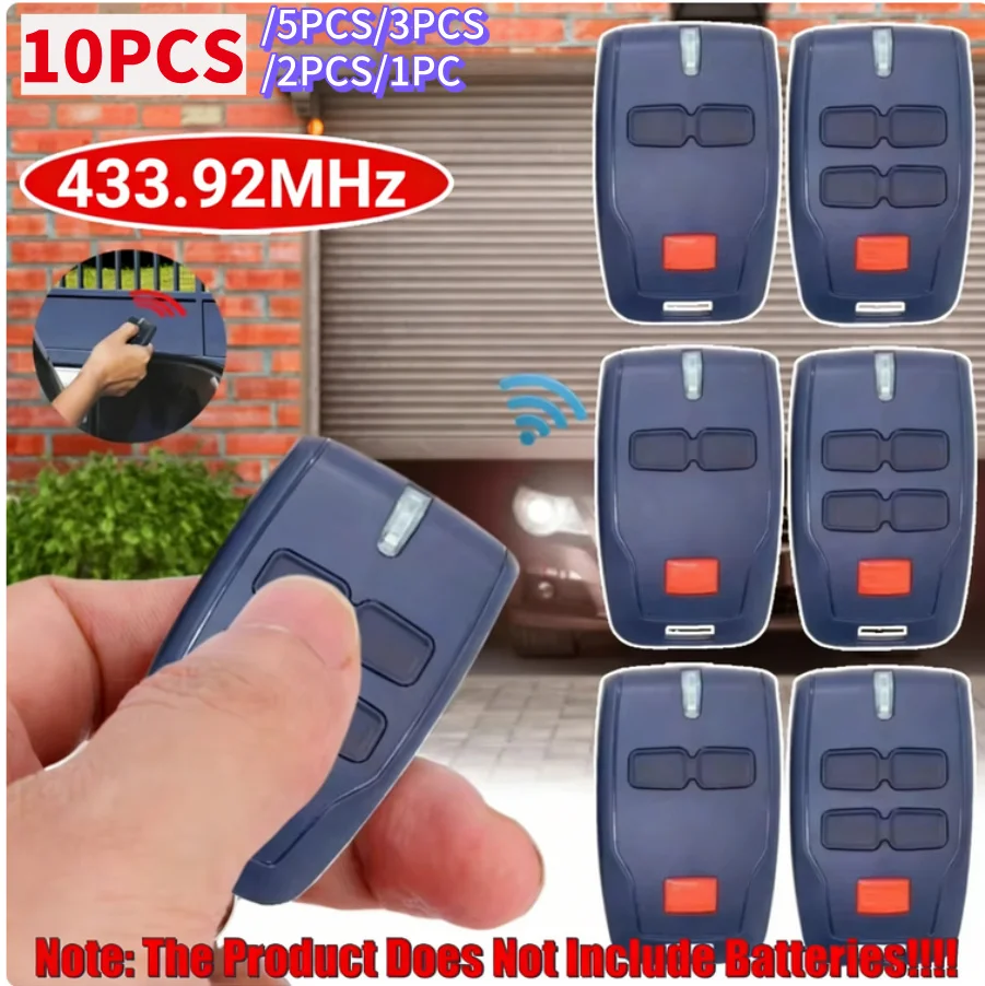 10-1PC Wireless RF Remote Control Portable Automatic Door Remote Control Sliding Gate Control Remote for Garage Door Opener
10-1PC Wireless RF Remote Control Portable Automatic Door Remote Control Sliding Gate Control Remote for Garage Door Opener