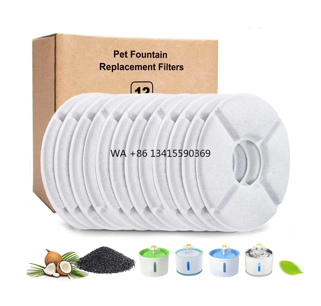 Replacement Activated Carbon Filter for Cat Water Fountain Pet Water Dispenser Replacement Filters Manufactured by Brand Name
Replacement Activated Carbon Filter for Cat Water Fountain Pet Water Dispenser Replacement Filters Manufactured by Brand Name