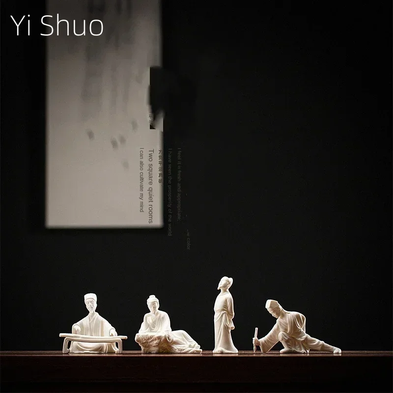 Ceramic Whitewarei Ceramic Small Number Decoration Home Study Desktop Decoration Tea Decoration Kung Fu Tea Pet
Ceramic Whitewarei Ceramic Small Number Decoration Home Study Desktop Decoration Tea Decoration Kung Fu Tea Pet