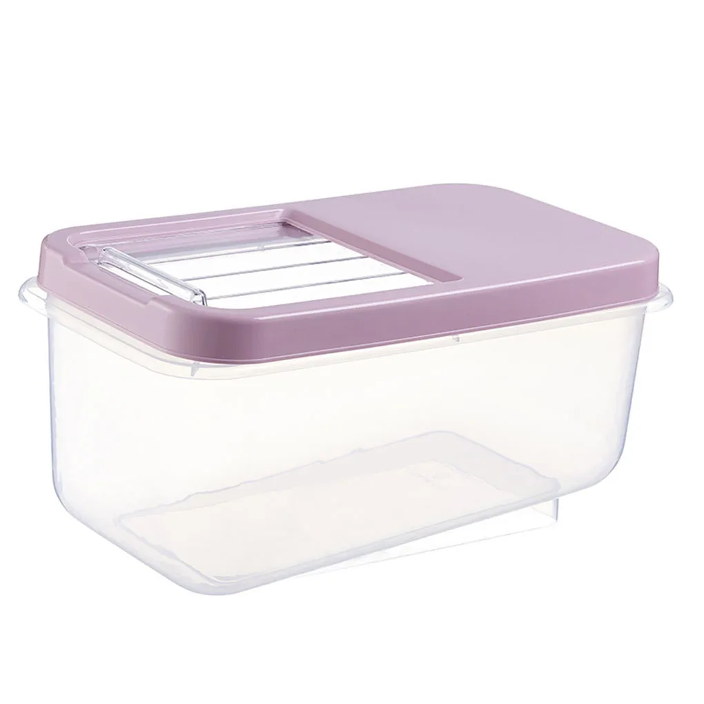 Home Cereal Container Airtight Dispenser Locking Lids Measure Cup Rice Flour Box Grain Dry Food Storage Case
Home Cereal Container Airtight Dispenser Locking Lids Measure Cup Rice Flour Box Grain Dry Food Storage Case