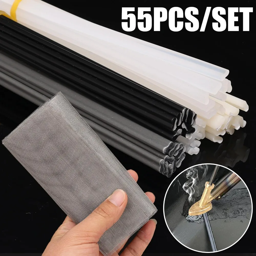 Car Plastic Welding Kit PP PVC PE ABS Welder Rods Stainless Steel Wire Mesh Auto Bumper Repair Hot Stapler Bodywork Garage Tools
Car Plastic Welding Kit PP PVC PE ABS Welder Rods Stainless Steel Wire Mesh Auto Bumper Repair Hot Stapler Bodywork Garage Tools