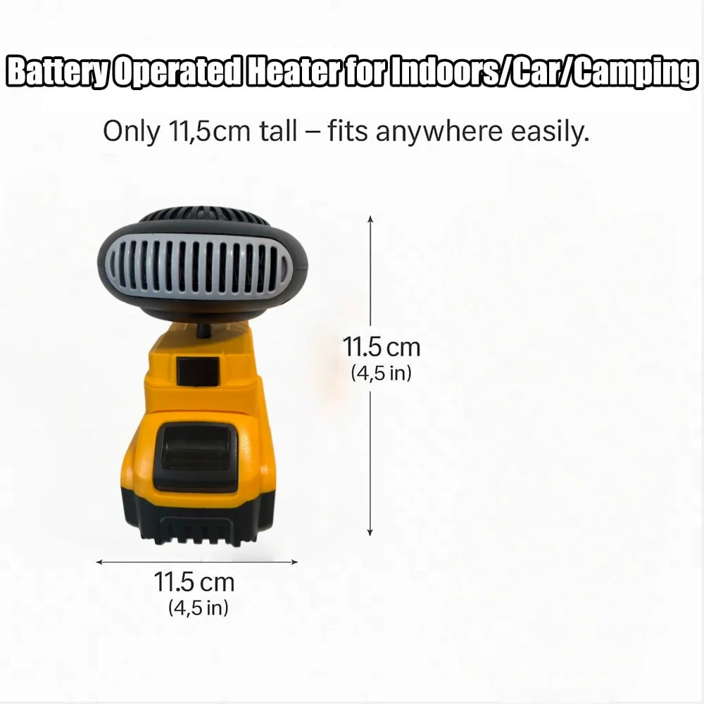 For Dewalt 20V Portable Lithium Electric Power Warm Air Blower Fan Heater Hot&Cold Wind Dual Mode
For Dewalt 20V Portable Lithium Electric Power Warm Air Blower Fan Heater Hot&Cold Wind Dual Mode