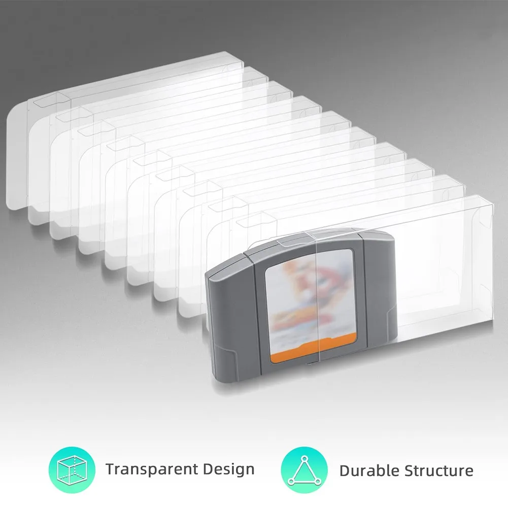 10-50pcs/lot For -Nintendo Clear Transparent Game Boxes for -NES N64 Game Box Protector Case CIB Games Plastic PET Protector
10-50pcs/lot For -Nintendo Clear Transparent Game Boxes for -NES N64 Game Box Protector Case CIB Games Plastic PET Protector