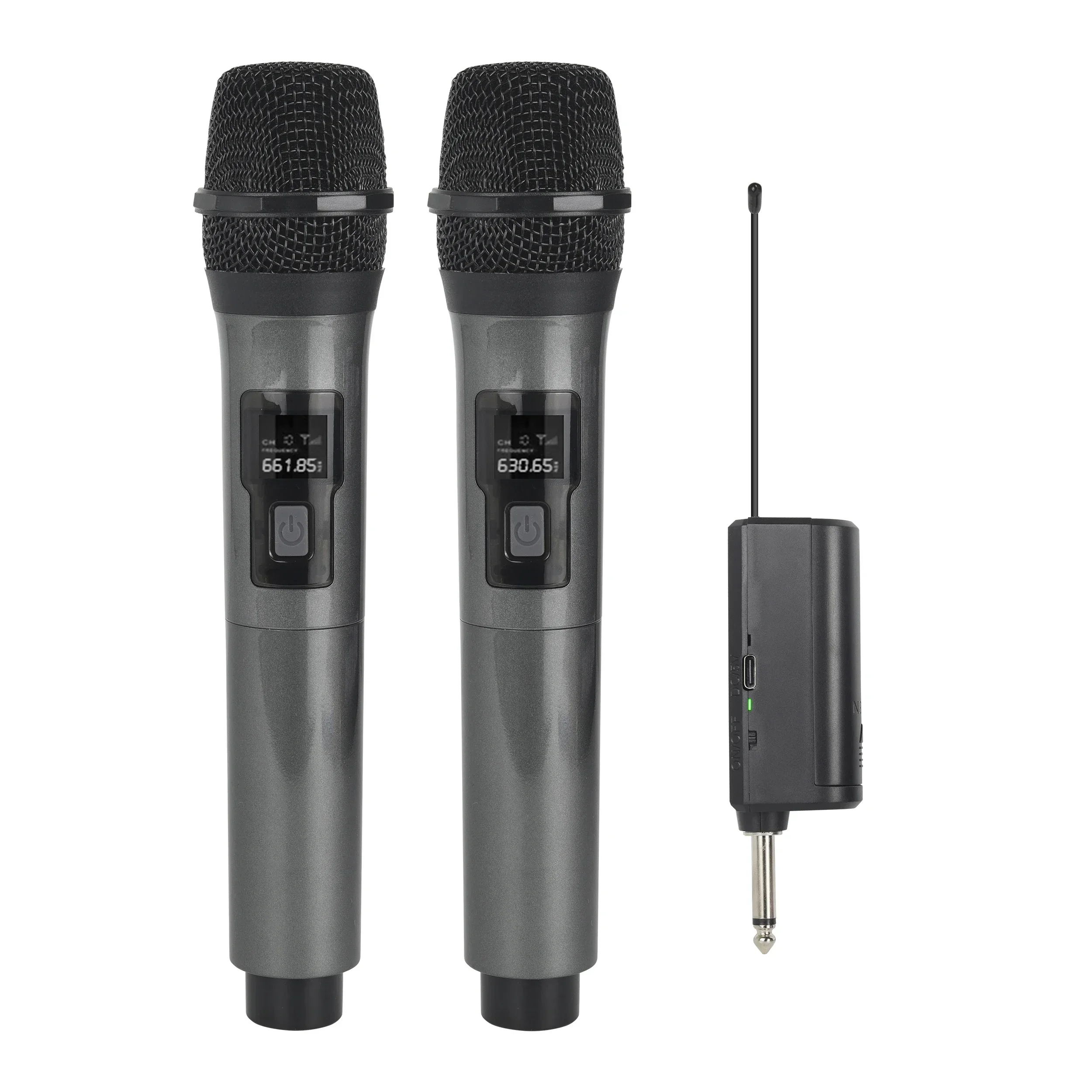 Wireless Microphone 2 Channels UHF Fixed Frequency Handheld Mic Micphone For Party Karaoke Professional Church Show Meeting
Wireless Microphone 2 Channels UHF Fixed Frequency Handheld Mic Micphone For Party Karaoke Professional Church Show Meeting