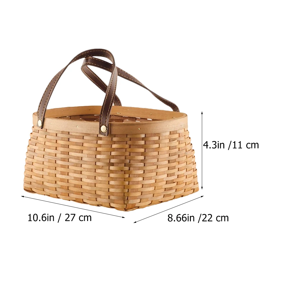 Storage Baskets Decorative -Friendly Wooden Basket For Home Garden Fruits Vegetables Flower
Storage Baskets Decorative -Friendly Wooden Basket For Home Garden Fruits Vegetables Flower